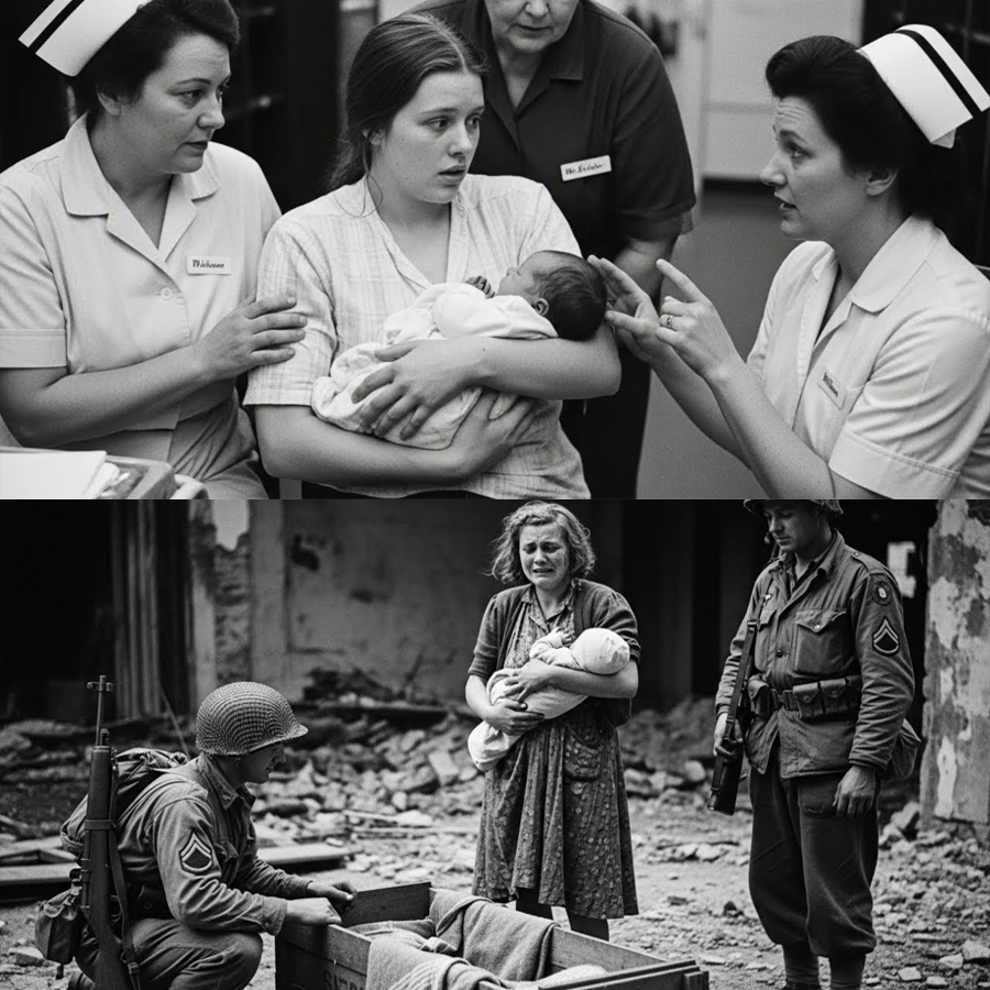 She Kept Something Moving Beneath Her Dress in the POW Line—When a Guard Lifted the Blanket, a Newborn’s Cry Changed the Whole Camp Overnight