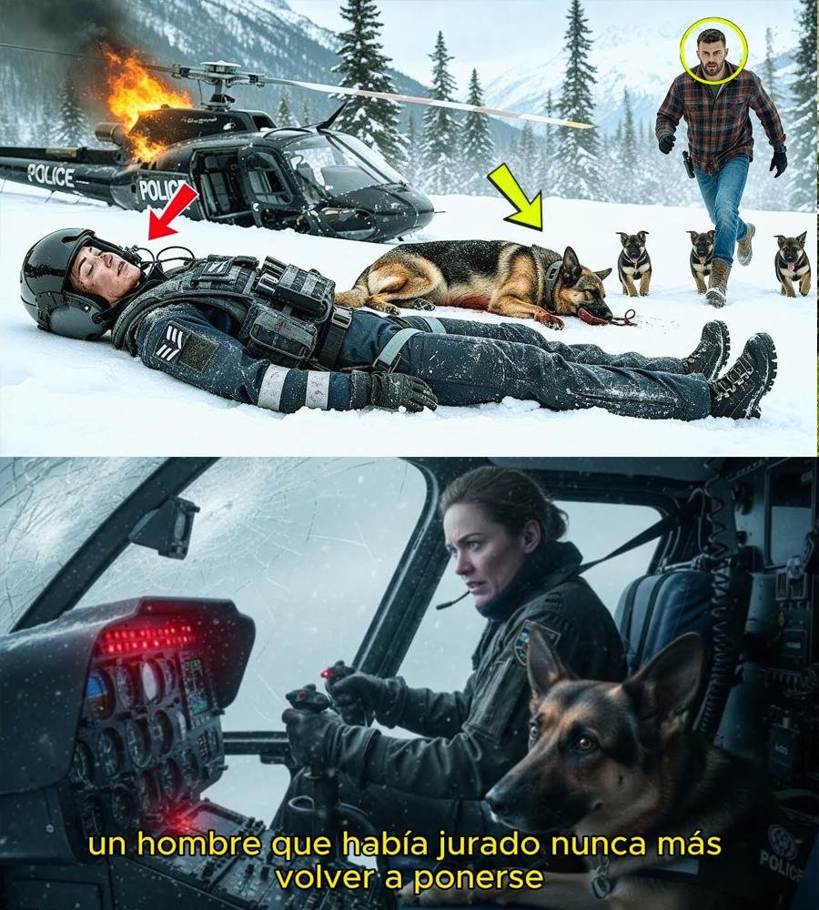 “They Left a Pilot and Her Wounded Dog in a Blizzard—Then a Veteran Broke Every Rule to Bring Them Back”