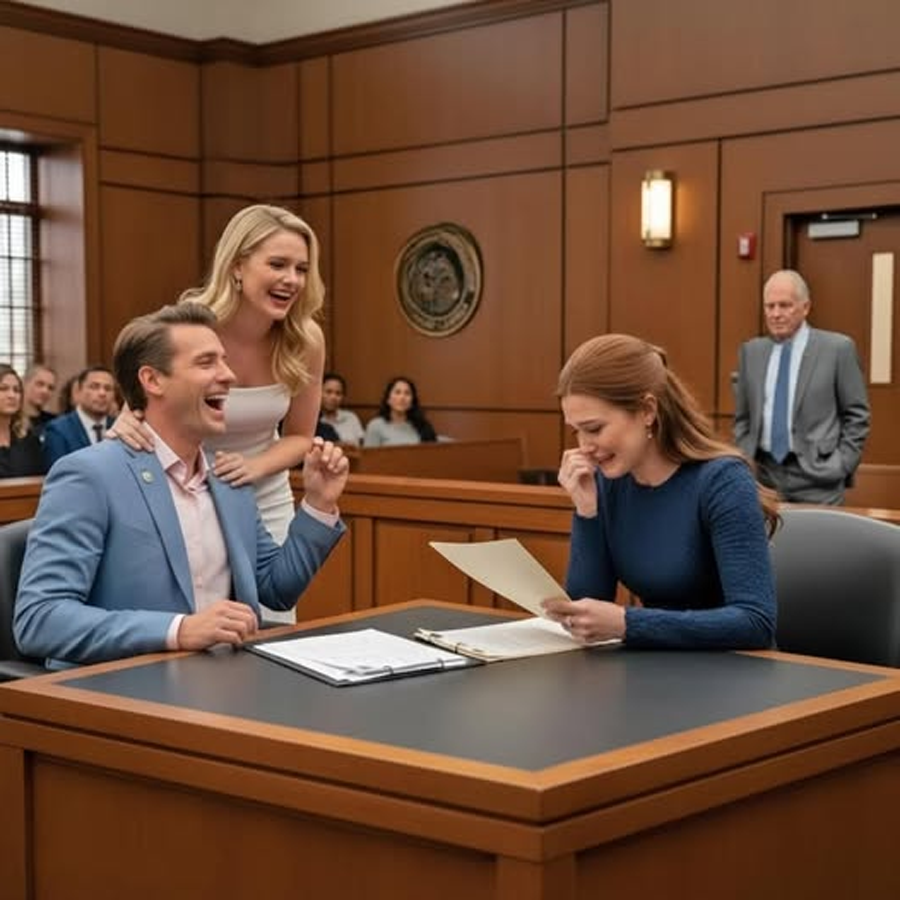 “He Signed the Divorce Papers Like a King… Then Her Father Walked In—and the Courtroom Turned Into a Battlefield”