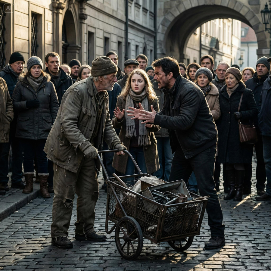 The Millionaire Stepfather Disguised Himself as a Scrap Dealer to Test His Daughter’s Fiancé—But One Violent Night at the Yard Exposed a Secret So Big It Split the Family