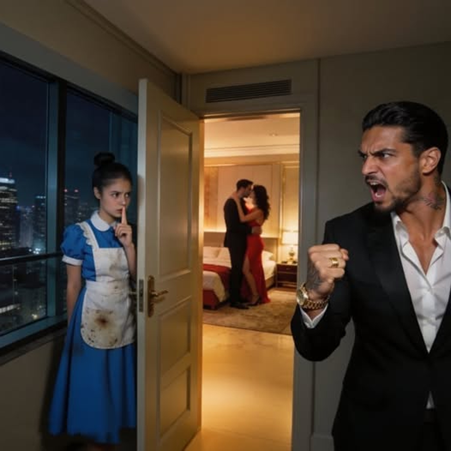 “He Came Home a Week Early—And the Maid’s Two-Word Whisper Triggered a Betrayal So Deep It Burned His Empire to Ash”
