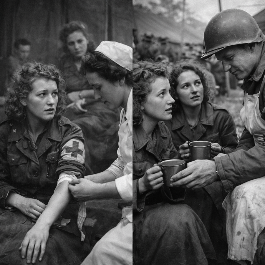 “You Are Still Nurses” – German Women War Captives Shocked by How America Treated Them