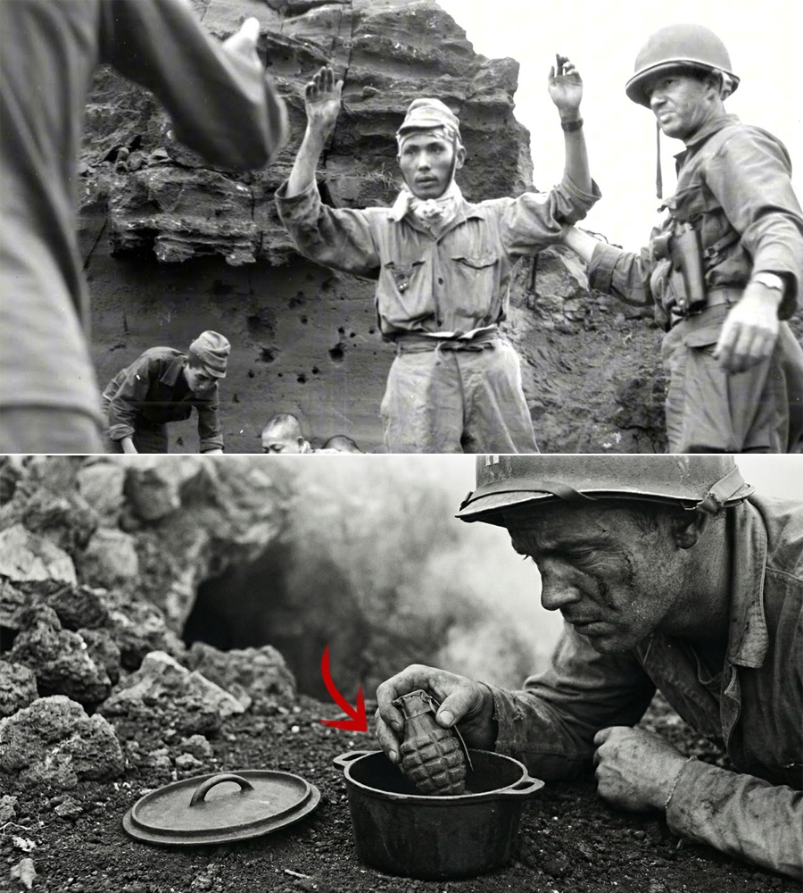 A Captured Whisper Became a War-Room Legend: One U.S. Marine’s “Cooker Trap” Turned a Japanese Bunker Into Dripping Slag—and Saved the Platoon When Everyone Else Was Out of Options