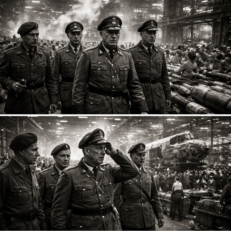 German General POWs Demanded to See Britain’s War Factories—Certain They’d Witness Shortages.