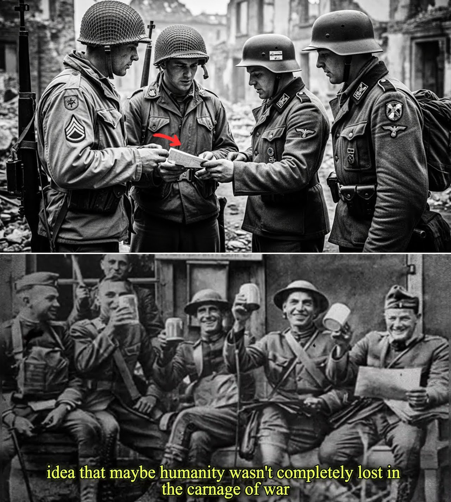 One Frozen Night in ’45, U.S. GIs and German Soldiers Did the Unthinkable—They Shared Shelter, Swapped Secrets, and Made a Silent Pact That Both Armies Tried to Bury