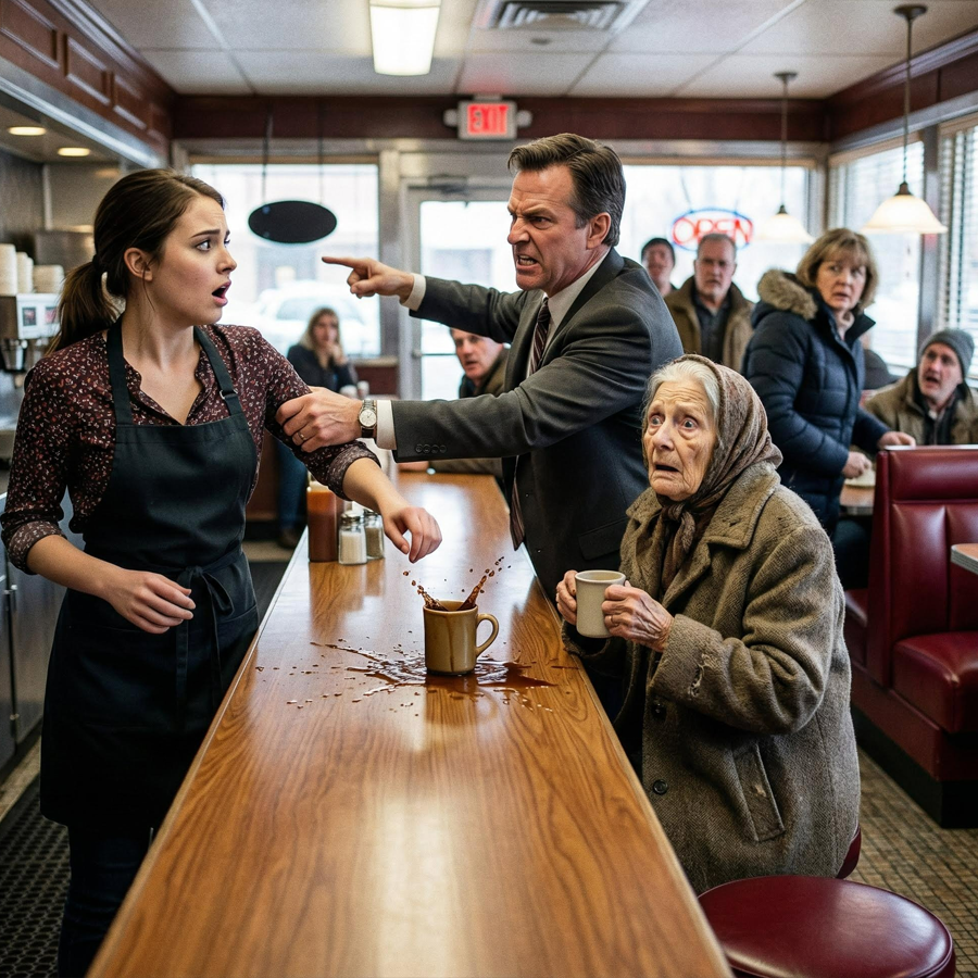 “He Served Her Coffee Every Morning—Until the Cup Exposed a Secret Powerful People Would Hurt to Keep”