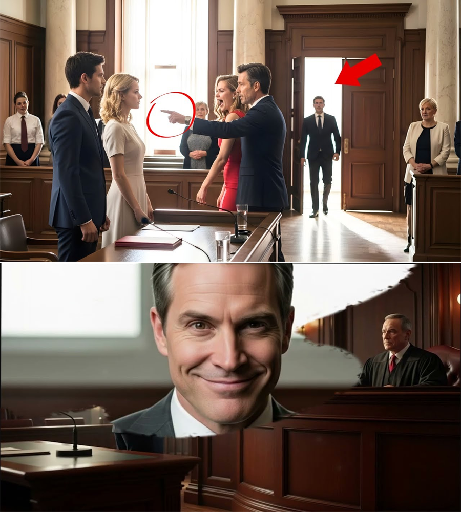 He Mocked His Wife for Having No Lawyer — Until Her Brother Walked In and Stunned the Entire Court