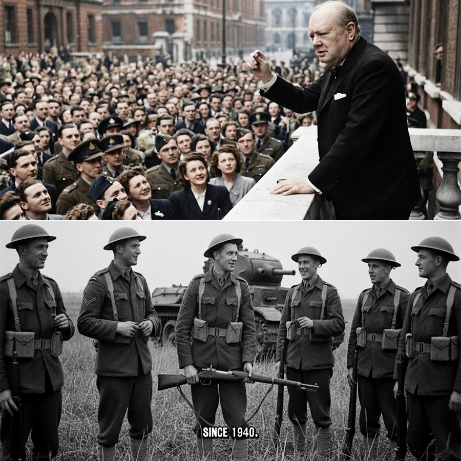 “Britain Finally Heard the Words It Had Waited Years For—But Churchill’s VE Day Message Hid a Chilling Warning in Plain Sight, and the Crowd’s Reply Turned History Electric”