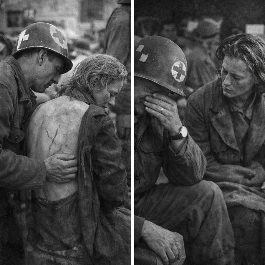 “It Hurts When I Sit,” the German POW Whispered—Then a U.S. Medic Found Hidden Old Wounds, Broke Down in Silence, and Uncovered a Paper Trail Someone Desperately Wanted Buried Forever.