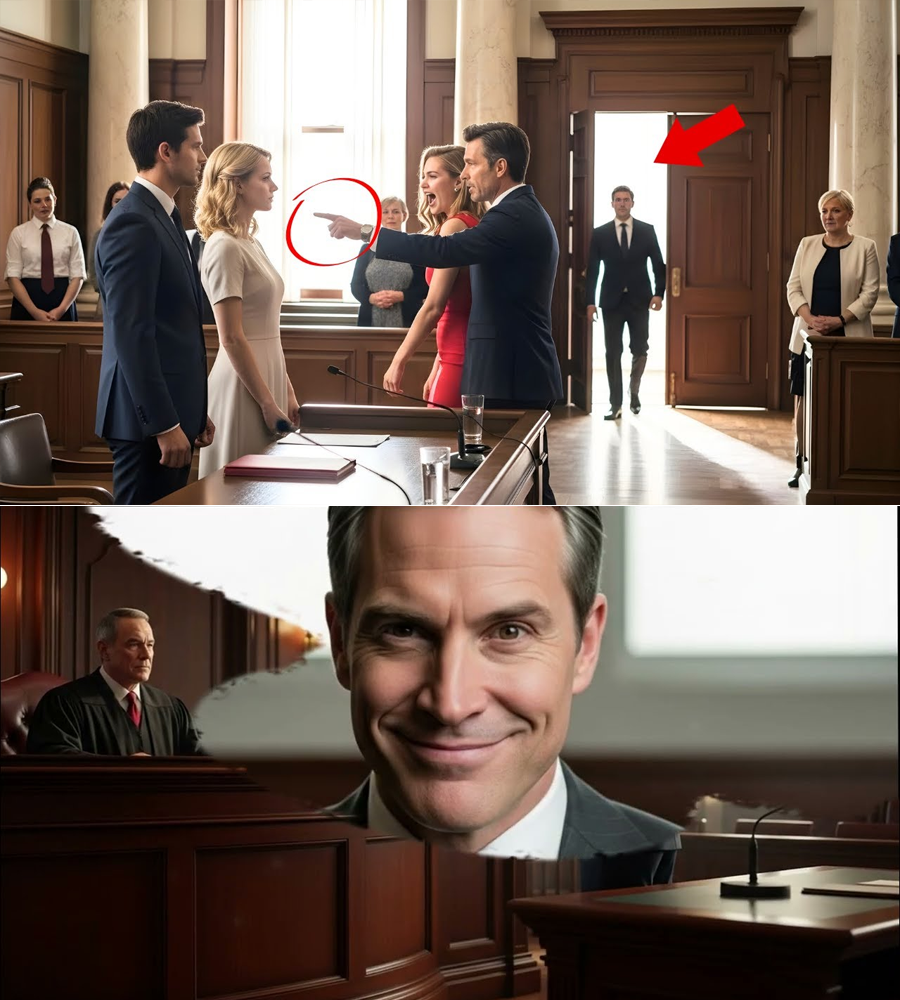 He Laughed When She Had No Lawyer — Then Her Brother Entered the Courtroom… and the Room Turned Dead Silent