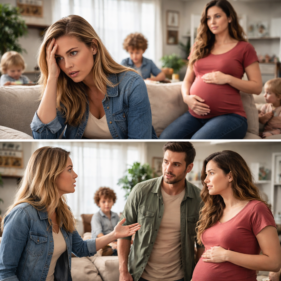 My Sister Announced Baby #5—Then Dropped Her Kids on My Doorstep Again, and the “Emergency” Note in Her Bag Led Me to a Secret I Never Saw Coming