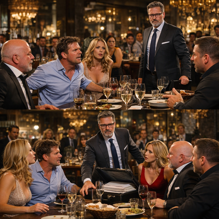 “They Told Me to ‘Eat Fast and Get Out’—Then My Attorney Walked In With One Folder, and the Whole Restaurant Went Silent”