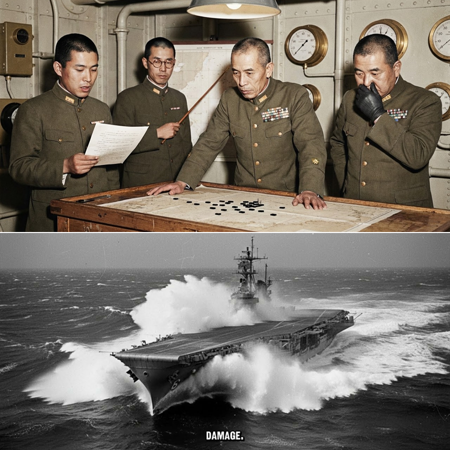 Japanese Admirals Celebrated the “Confirmed Sinkings”…