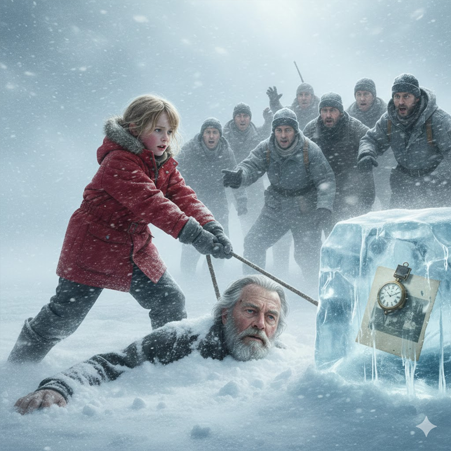 “She Was Six, Alone in a White Storm—Then Her Tiny Hands Found the Man the World Had Already Buried”