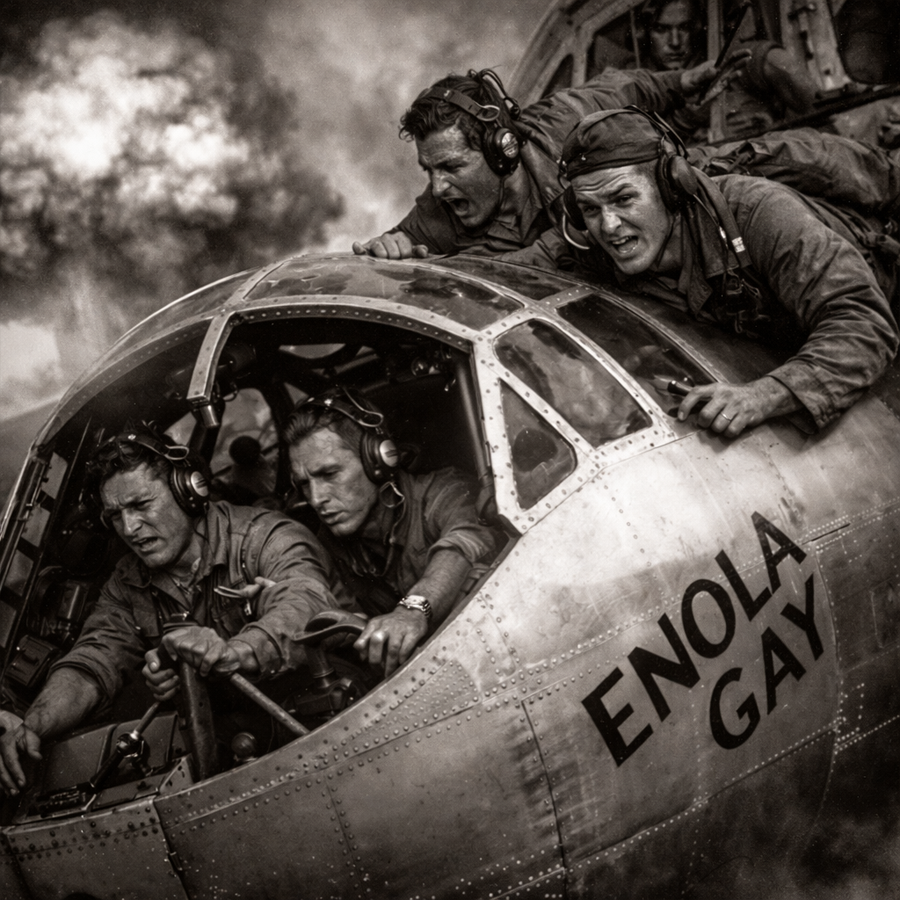 “Forty-Three Seconds to Outrun the End of the World”: The Enola Gay’s Terrifying Breakaway Turn, the Countdown Nobody Heard, and the Split-Second That Could’ve Erased the Crew