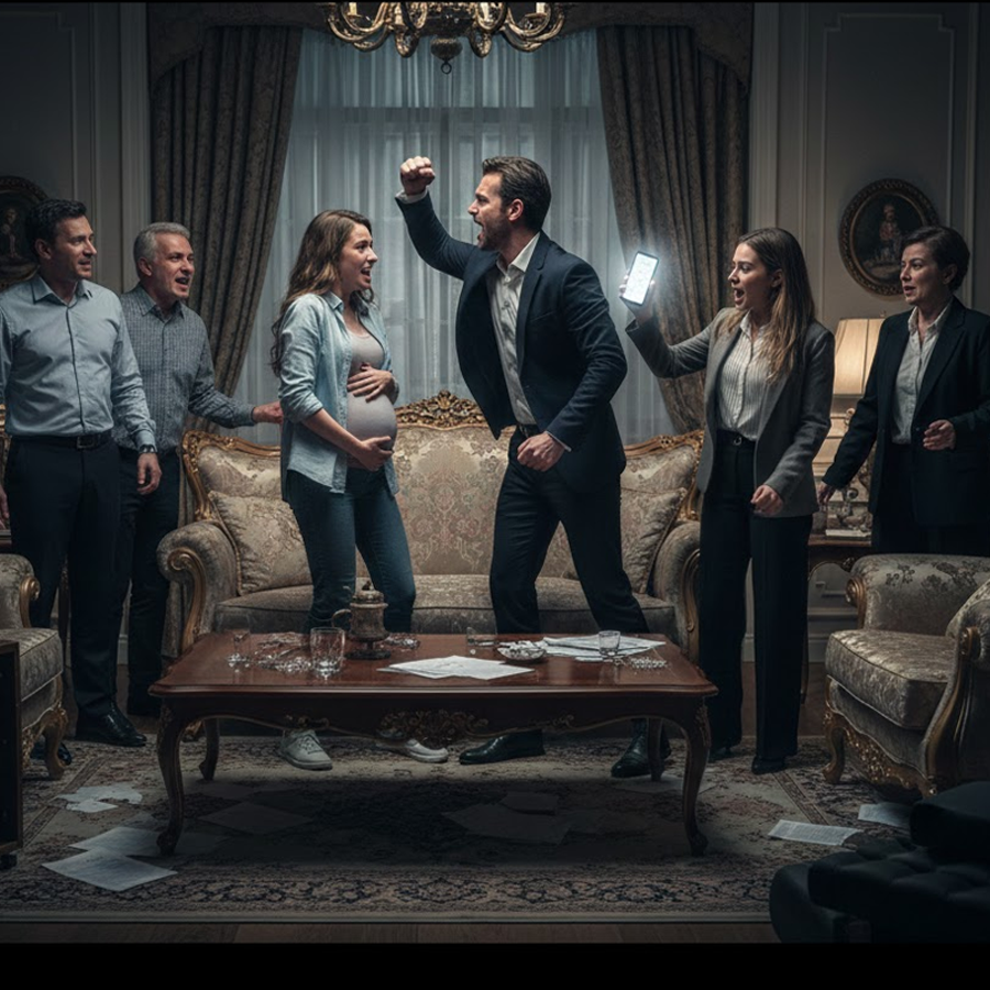 “They Laughed When He Hurt Me—But They Didn’t Know I’d Already Sent the Message That Would Collapse Their Perfect World”