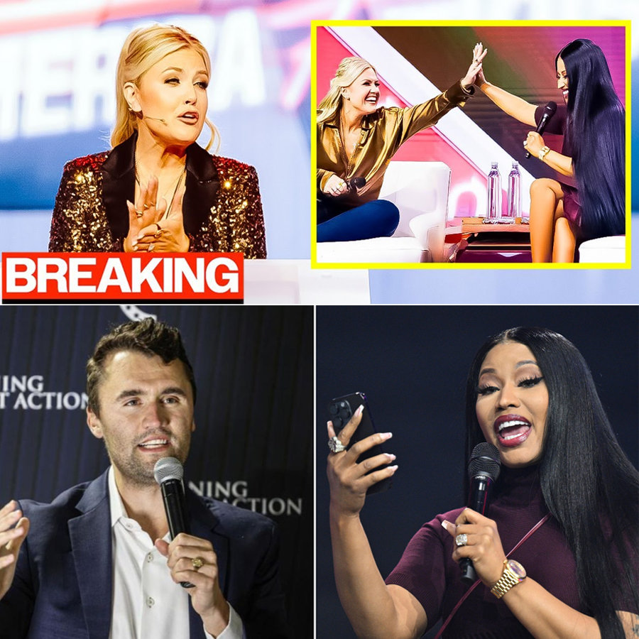 One Interview, One Pause, and a Wave of Questions — How Erika Kirk’s Viral Appearance Sparked a New Theory Behind Nicki Minaj’s Sudden Silence