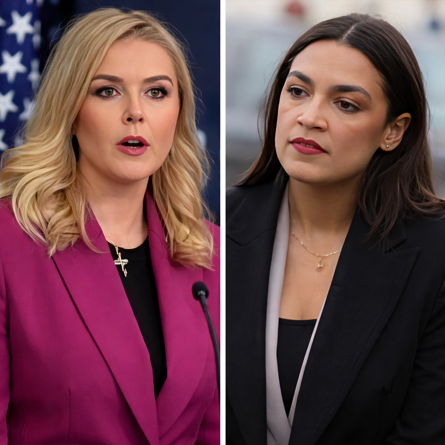 A Political Firestorm Erupts: Is Karoline Leavitt’s Explosive Backlash Against AOC a Courageous Stand—or a Calculated Power Play No One Saw Coming?