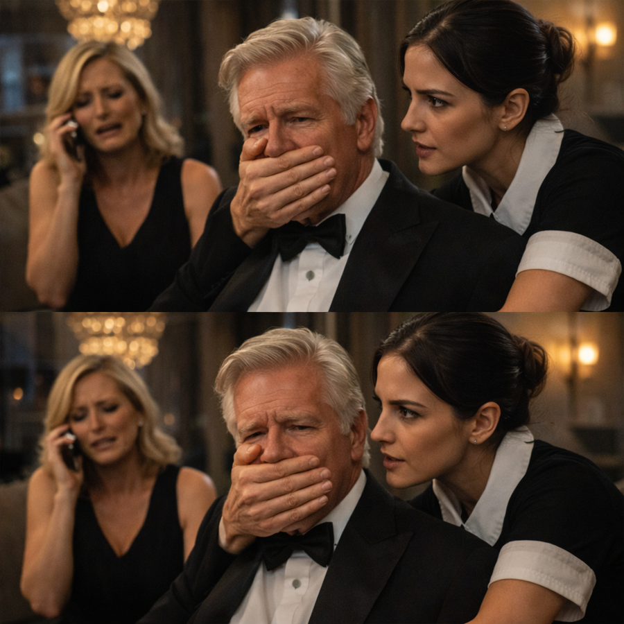 The Maid Shushed the Billionaire Mid-Outburst—Because His “Perfect” Fiancée Was Confessing… and Someone Was Already in the House
