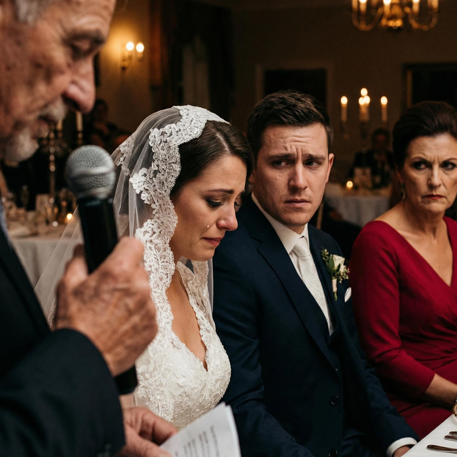 “She Publicly Declared the Apartment Would Belong Only to Her Son During the Wedding Reception — What No One Expected Was the Calm Voice of a Long-Haul Trucker Father Who Stood Up Moments Later and Uttered One Sentence So Powerful, So Calculated, and So Final That the Entire Room Froze, the Screens Went Dark, and a Carefully Crafted Family Power Play Collapsed Instantly”