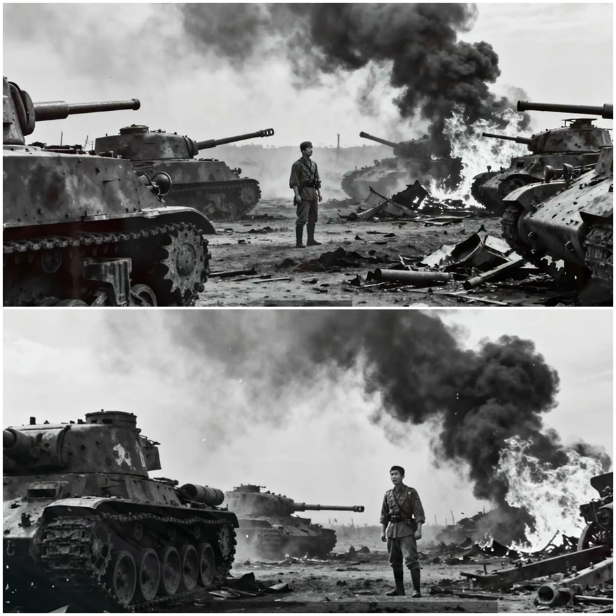 They Refused to Believe the Report at First—That a Single Enemy Soldier, Cut Off and Nearly Out of Ammunition, Had Stopped an Armored Advance by Himself, Disabled Five Tanks with Only Six Rounds Left and a Sidearm, and Turned What Should Have Been a Swift Breakthrough Into One of the Most Confusing, Costly, and Unexplainable Encounters the Japanese Command Faced in the Entire Campaign