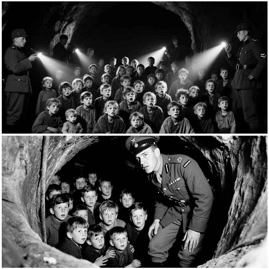 When an American Soldier Discovered 23 German Children Hidden Deep Inside an Abandoned Mineshaft, He Paused, Made One Unexpected Choice Before Calling It In, and Set in Motion a Chain of Quiet Decisions That Shocked His Unit, Saved Lives, and Revealed How Humanity Can Override Orders, Fear, and Assumptions in the Most Unlikely Moment