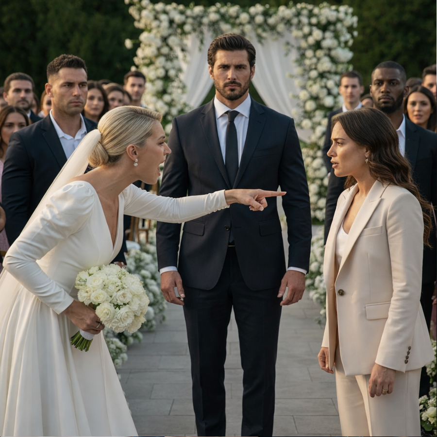 The Bride Humiliated Her in Front of Everyone, But No One Expected What Happened Next When a Quiet Stranger Entered the Ballroom, Stopped the Music, Changed the Power in the Room, Revealed a Secret Marriage, Exposed a Hidden Fortune, and Turned Public Shame Into the Most Shocking Wedding Night Revelation Anyone Had Ever Witnessed That Left Four Hundred Guests Frozen Speechless, Questioning Everything They Thought They Knew Before