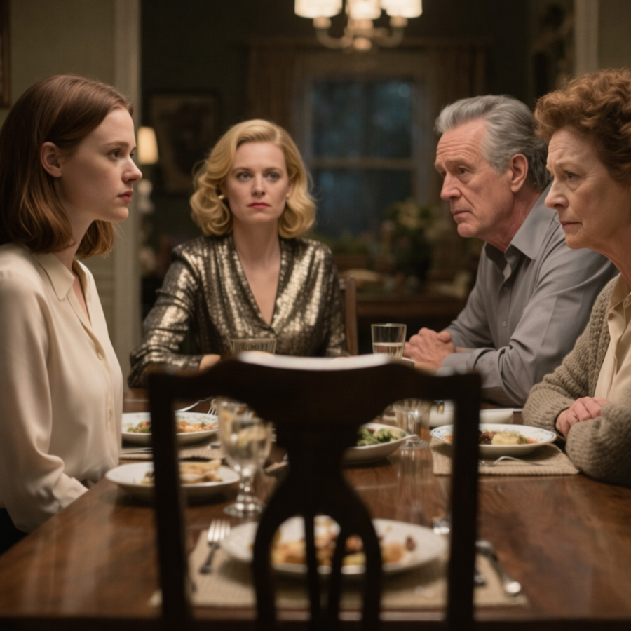 My Family Burst Out Laughing When She Called Me “Just a Clerk” at Dinner—Until the Front Door Opened and My Boss Calmly Spoke My Call Sign. Why That Single Word Changed Every Expression in the Room, What They Suddenly Realized About My Real Work, and How One Careless Joke Turned Into the Most Uncomfortable Silence Our Family Ever Faced.