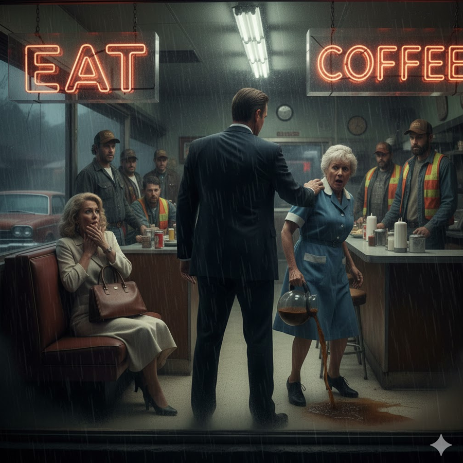 The Diner Retribution: Why a Billionaire’s Brutal Slap of a 69-Year-Old Waitress Just Triggered a Massive Financial Collapse He Never Saw Coming