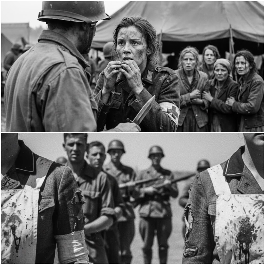 She Begged in Terror, Certain the Worst Was About to Happen—Until an American Soldier Did the Unthinkable, Tearing Her Dress in Front of Everyone for a Reason So Unexpected, So Human, and So Completely Opposite of What She Feared That the Moment Left Her Frozen in Shock and Changed How She Understood the Enemy Forever