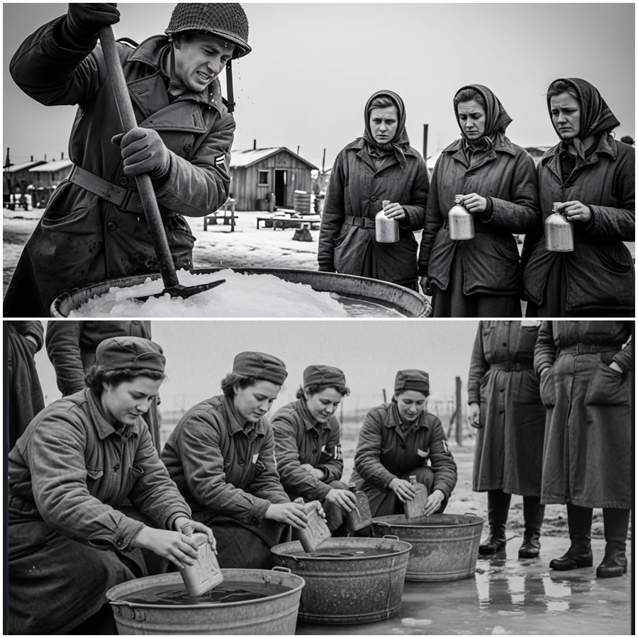 “The Water Froze Overnight”: A Forgotten Wartime Secret Emerges as Captured German Women Faced an Unexpected Reality, Silent Camps, Frozen Mornings, Unspoken Rules, Strange Discipline, Human Contradictions, Moral Tension, Fear Without Screams, Kindness Without Promises, Endurance Without Glory, and a Chilling Story History Rarely Explains, Long Buried in Memory, Time, Shadows, Survival, and Unanswered Questions