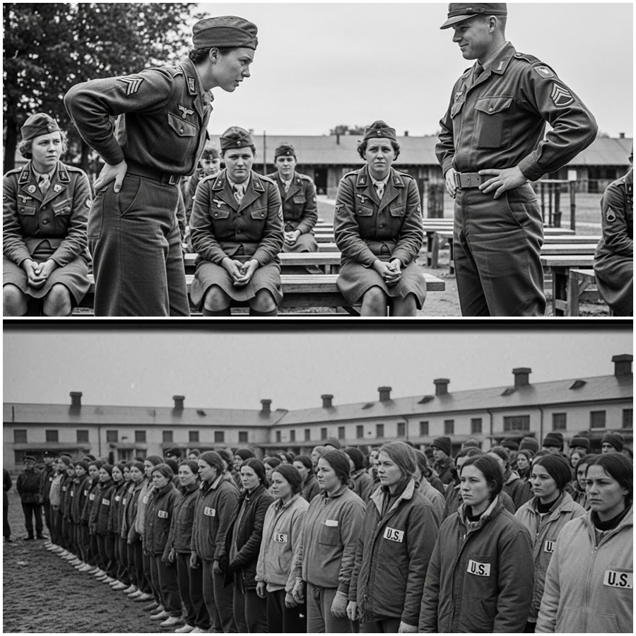 “Sitting Down Hurts,” German Female Prisoners of War Whispered in Pain, Never Expecting U.S. Soldiers to Pause Operations, Rethink Orders, Defy Harsh Expectations, and Respond With Unexpected Care That Shocked the Camp, Softened Fear, Rewrote Assumptions About Power and Mercy, and Revealed a Forgotten Wartime Moment Where Discipline Chose Humanity Over Indifference While History Rarely Mentions What Happened Next