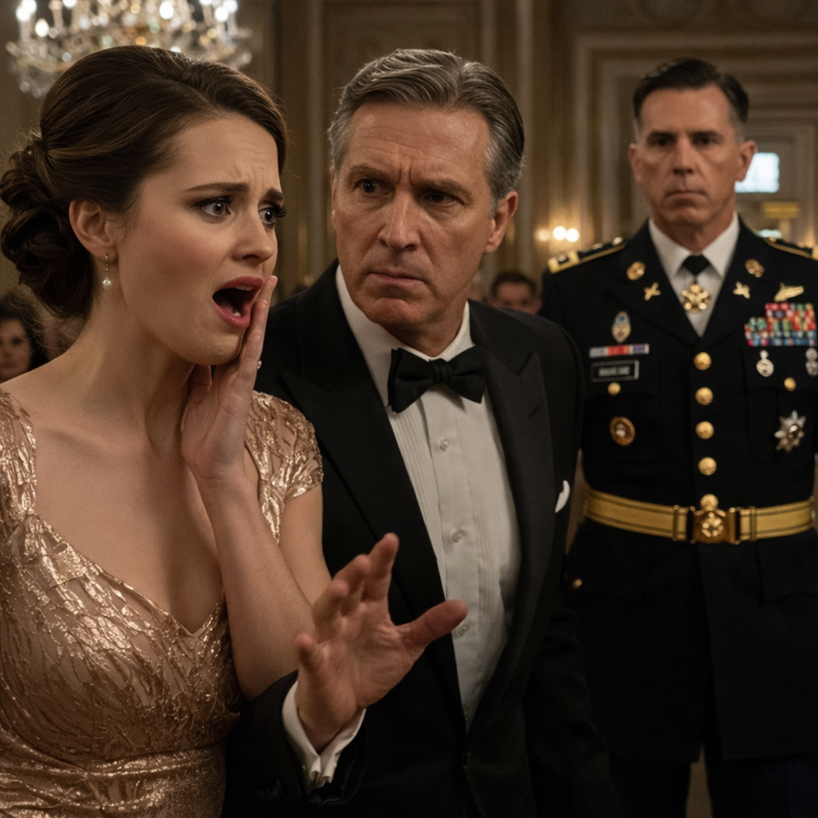 He Publicly Humiliated Her at a High-Society Gala Thinking She Was Powerless Until a Decorated General Stepped Forward Called Her His Own and Instantly Silenced the Room Exposing Arrogance Hidden Histories Elite Privilege and a Stunning Truth That Turned a Night of Prestige into an Unforgettable Reckoning Where Status Crumbled Authority Shifted and One Woman’s Quiet Identity Changed Everything Forever