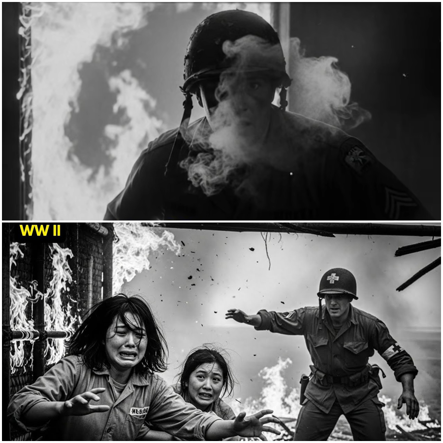 “They Screamed for Help as the Sky Turned Red—Then the Unthinkable Happened”: A Hidden Wartime Moment Where Captive Japanese Women Cried Out in Despair, American Soldiers Charged Toward the Flames, Rumors Fell Apart, Moral Lines Shifted Forever, and a Single Rescue Rewrote What Fear, Duty, and Humanity Meant in the Final Chaos of a Collapsing Empire