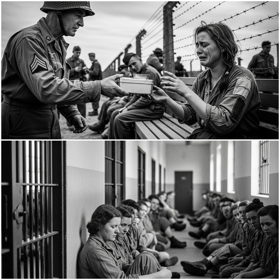 “He Looked Like My Father”: Inside the Silent Moment a German POW Woman Collapsed in Tears After an Elderly American Guard Broke the Rules, Offered a Simple Lunch, and Unintentionally Revealed a Forgotten Side of War, Compassion, and Humanity That History Nearly Buried Beneath Orders, Barbed Wire, and Fear