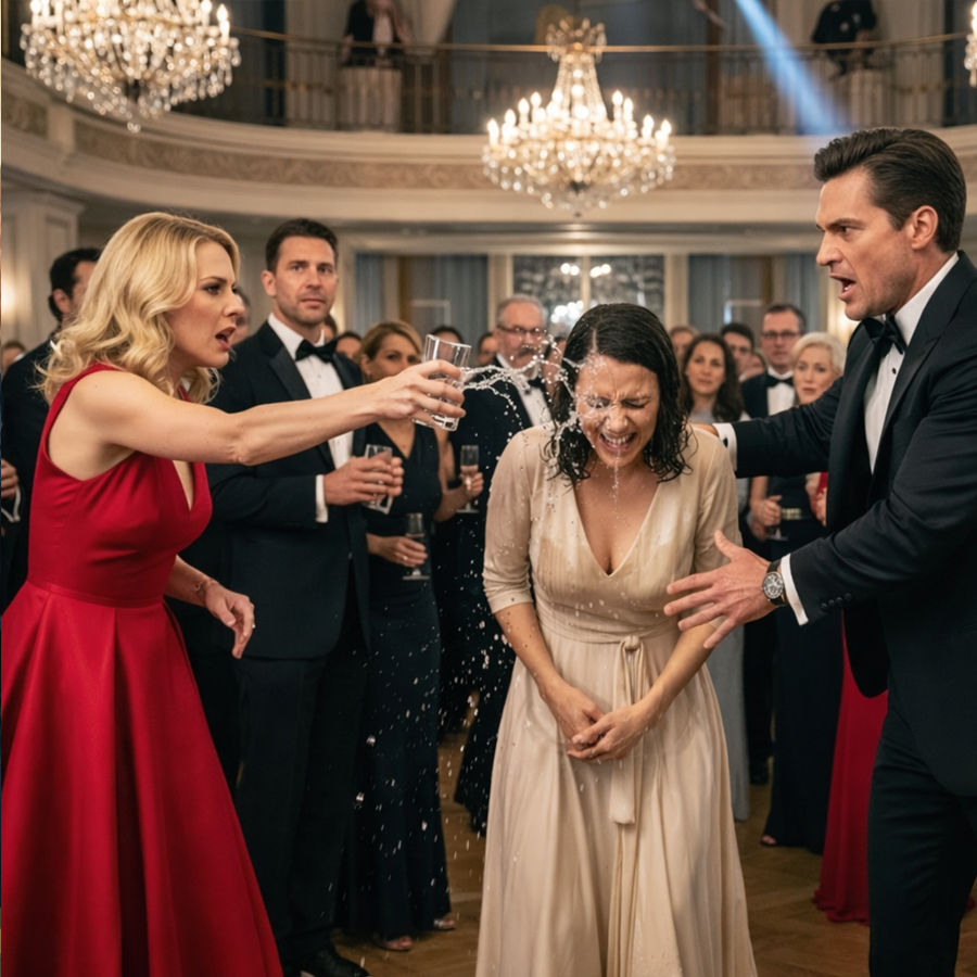 The Elite Brand Owner Ridiculed a Quiet Woman and Shocked a Room by Throwing Water, Never Imagining a Hidden Billionaire Would Rise, Reveal a Marriage No One Expected, Reverse Power in Seconds, Expose Dangerous Assumptions, Shatter Untouchable Status, and Turn a Glamorous Event Into a Chilling Lesson About Respect, Image, Pride, and the Moment Arrogance Collided With Truth Before Everyone Watching Realized Too Late What Was Happening
