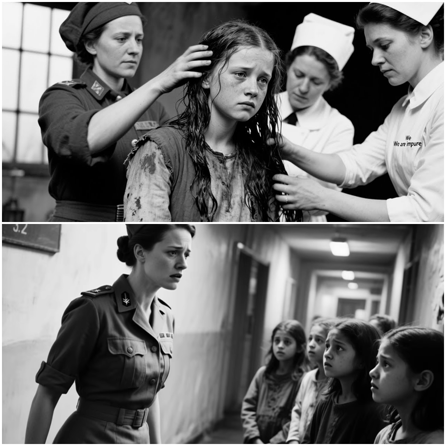 “We Are Unclean,” Whispered the German POW Girls as They Refused Fresh Clothes Until American Nurses Washed Their Hair, Uncovering a Hidden Trauma of World War II, Shocking Hardened Medical Staff, Exposing the Silent Psychological Wounds of Defeat, and Revealing a Quiet Act of Compassion That Rewrote What Mercy, Dignity, and Healing Meant After the Fighting Ended