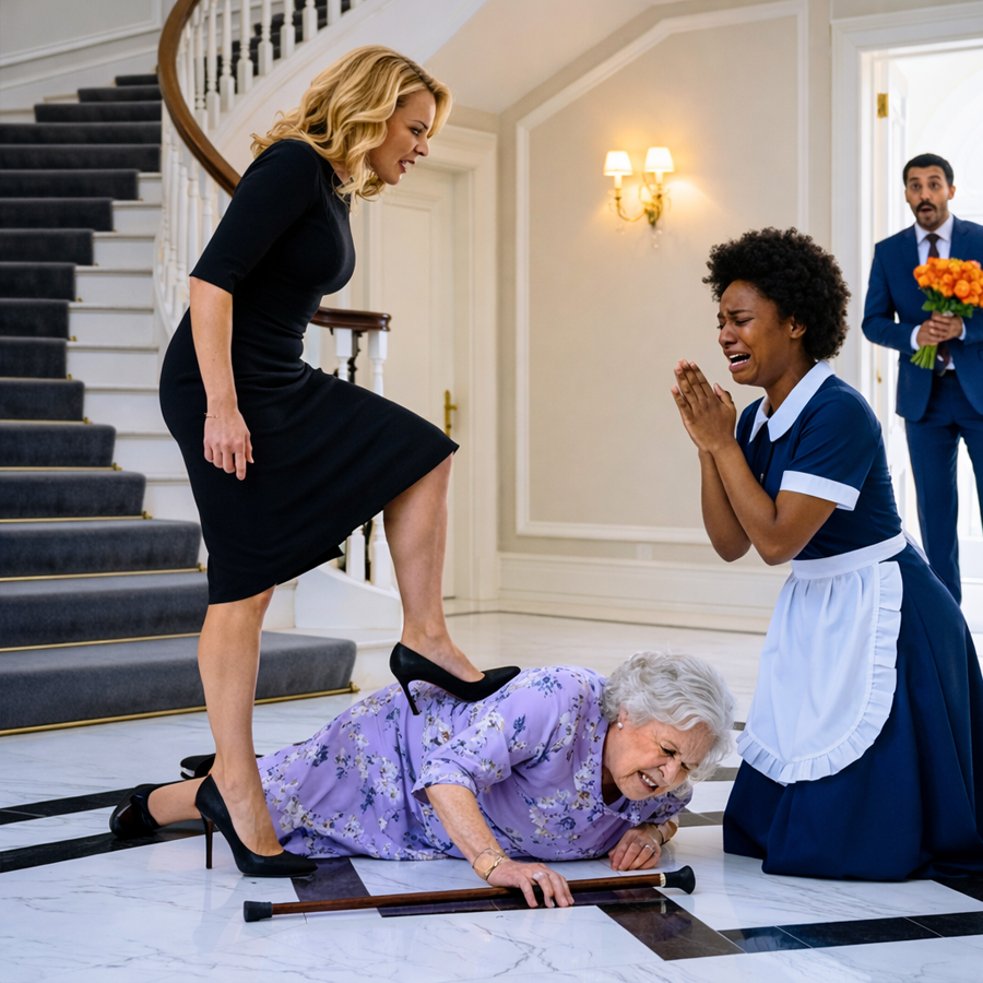 Billionaire Returned Home and Witnessed His Fiancée Crossing an Unthinkable Line With His Elderly Mother — In Seconds, a Quiet Maid Took an Unexpected Stand, Triggering a Stunning Chain of Events That Exposed True Character, Shattered a Perfect Image, and Forced a Powerful Man to Make a Decision That Would Redefine Family, Loyalty, and the Meaning of Courage When Silence Was No Longer an Option