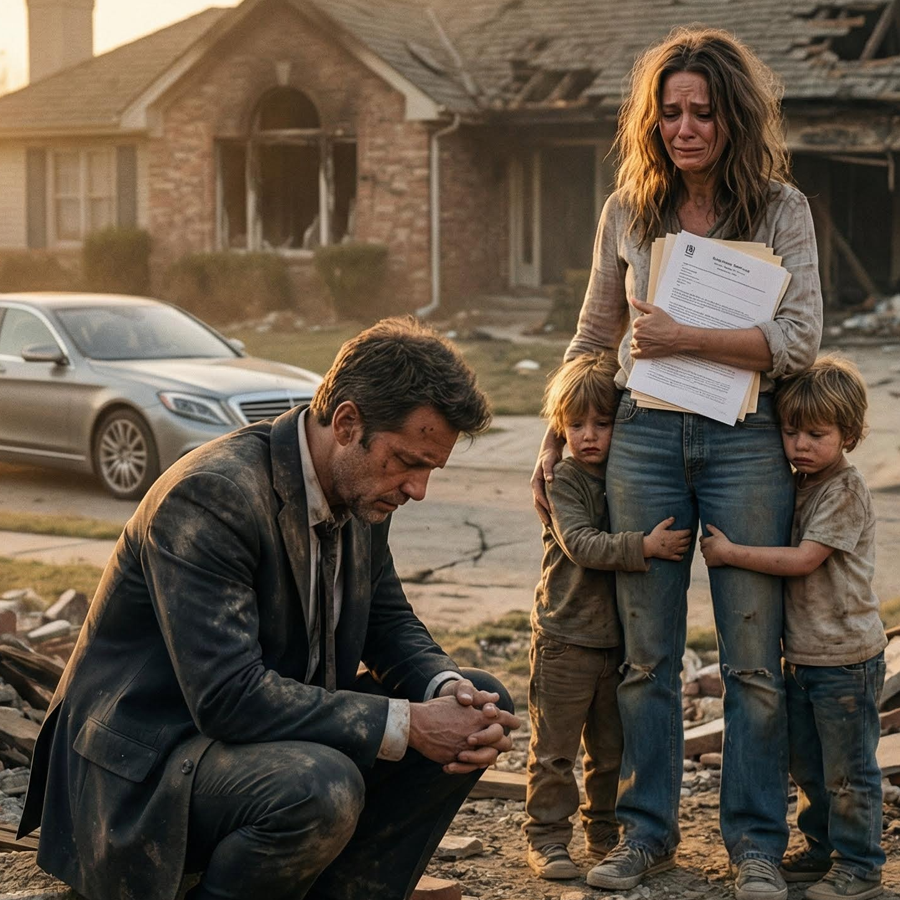 A Millionaire Returned To His Ex-Wife’s Door After 12 Years Carrying A Sledgehammer—What He Found Inside That Broken House And Her Shocking Reaction Unraveled A Hidden Past, A Buried Secret, And A Decision That Turned Guilt, Love, And Redemption Into A Reckoning No Amount Of Money Could Undo Or Escape Forever