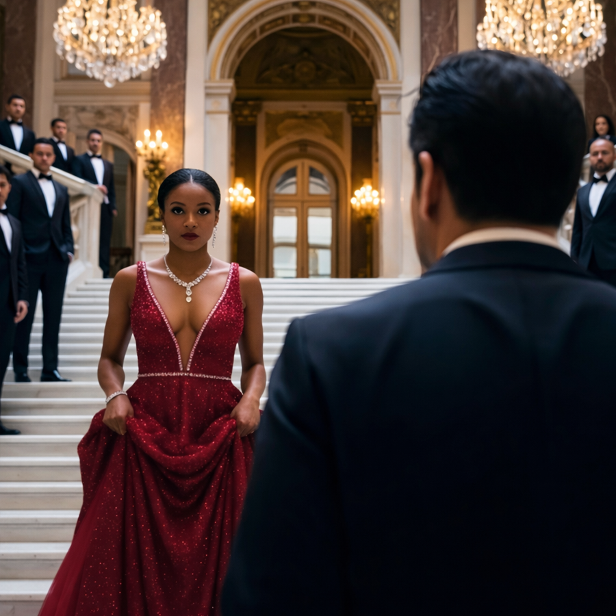 A French Billionaire Invited His Black Maid to a Prestigious Gala as a Harmless Joke — But the Moment She Stepped Inside the Grand Hall, Conversations Stopped, Faces Froze, and an Unimaginable Truth Unfolded, Turning Laughter into Silence, Curiosity into Shock, and a Thoughtless Bet into a Defining Night That Exposed Power, Identity, and the High Cost of Underestimating Someone Who Had Been Invisible for Far Too Long