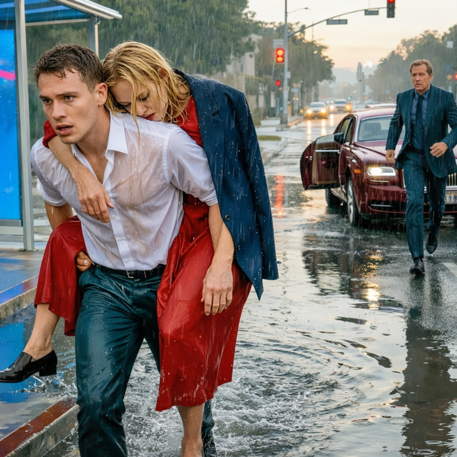 He Lost the Job Opportunity of a Lifetime for Stopping to Help a Stranger in the Rain—Unaware the Exhausted Young Woman He Carried Through Traffic Was the CEO’s Daughter, and That His One Selfless Decision Would Trigger a Stunning Chain of Events That Rewrote His Future in Ways No Interview Ever Could