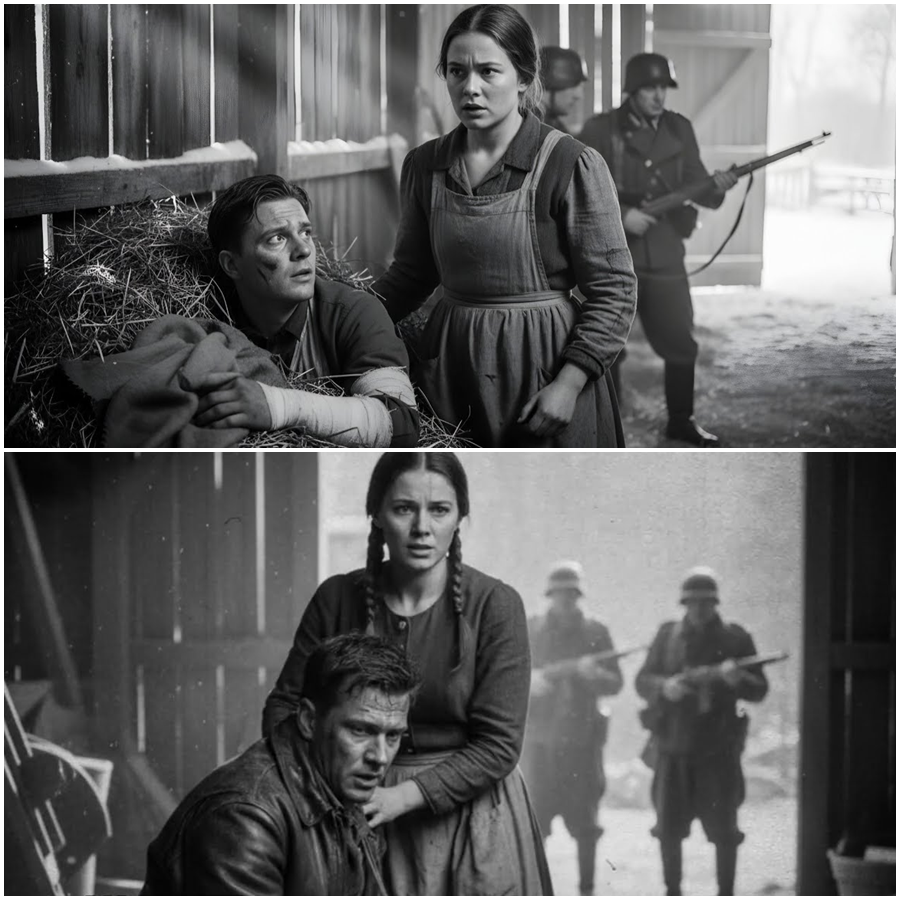 An American Pilot Fell From the Sky Into Enemy Land, Expecting Capture or Worse, But a German Farmer’s Daughter Made a Choice That Defied Fear, Risked Everything, Hid the Impossible Truth, and Turned a Crashed Aircraft Into a Secret of Survival, Humanity, and Moral Courage That Quietly Rewrote Enemy Lines and Left History Wondering How Compassion Survived Inside War