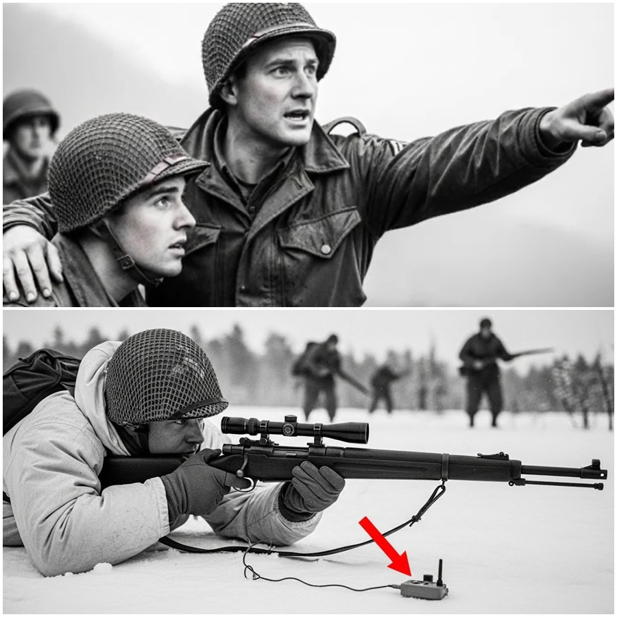 There was a forward observer somewhere, seeing everything, calling in each shot. But where?