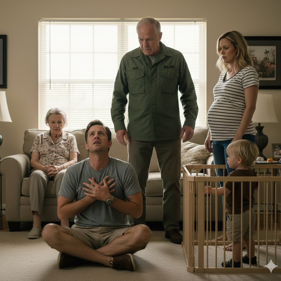 They Thought The Old Man With Shaking Hands Was Harmless Until A Pregnant Woman Was Forced To Kneel, A Child Began To Cry, And A Quiet Smile Replaced Fear, Revealing A Past No One Expected, A Silence That Was Strategic, And A Calm Response That Turned Casual Cruelty Into A Controlled Reckoning That Left An Arrogant Man Questioning Everything He Thought He Knew About Power, Control, And Consequences