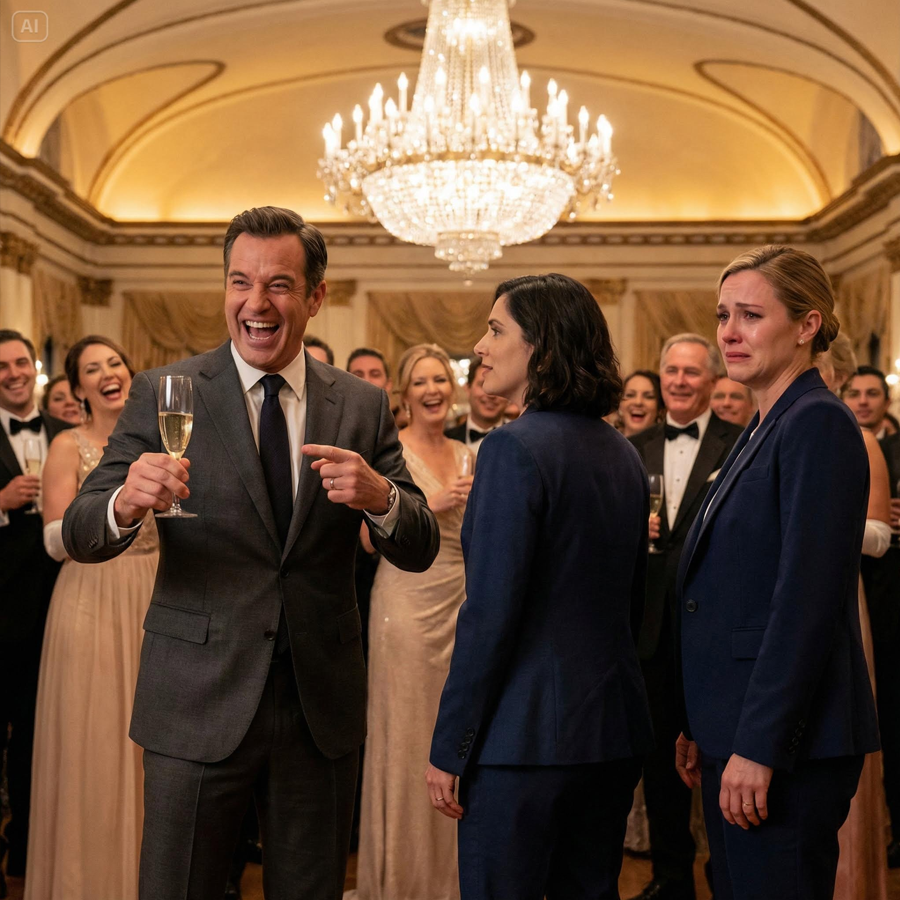 My Husband Toasted His Court Victory With Laughter and Champagne, Certain He Had Destroyed Me Forever—Until My Father Suddenly Arrived, Calmly Uncovered the Real Truth, Exposed a Carefully Hidden Lie, Silenced the Entire Room, Reversed Every Assumption, and Turned His Moment of Triumph Into a Stunning Public Reckoning No One Present Was Prepared to Witness