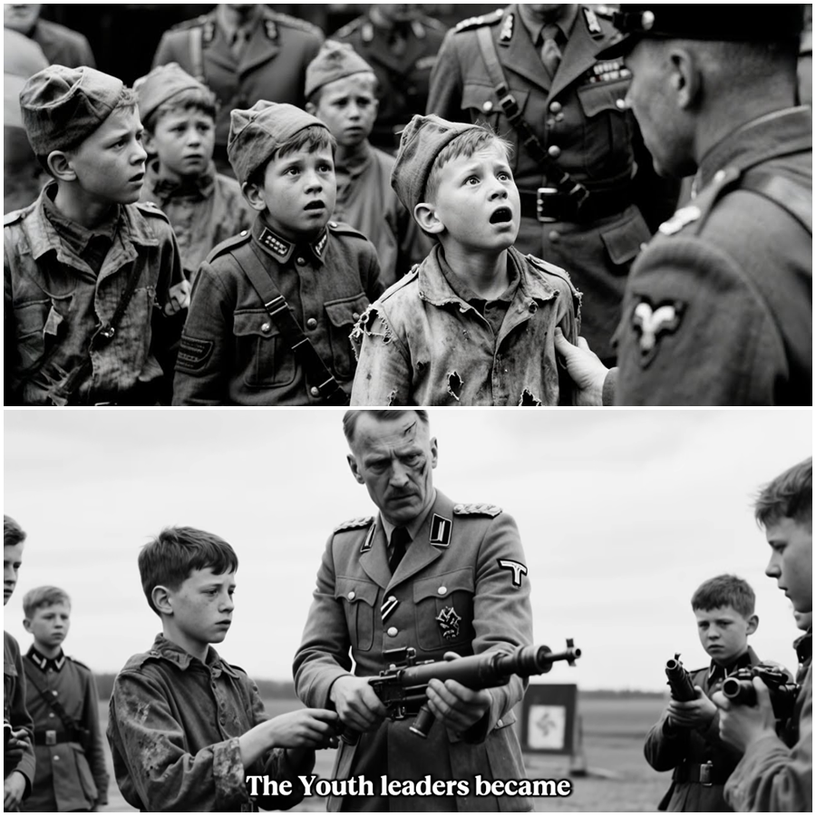 “They Expected Punishment but Found Compassion: German Child Fighters Stood Frozen When American Troops Lowered Their Weapons, Chose Mercy Instead of Revenge, and Treated Them with Unexpected Kindness—A Little-Known Wartime Moment That Defied Orders, Shocked Witnesses, Confused Military Doctrine, and Left an Emotional Aftermath So Powerful It Continued to Haunt Both Sides Long After the War Officially Ended”