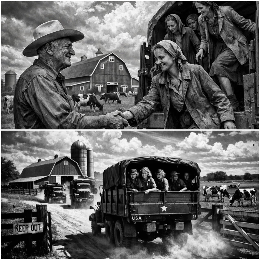 They Expected Guards, Fences, and Endless Punishment — Instead, German Women Prisoners Were Sent to a Quiet Texas Dairy Where the Rules of War Suddenly Made No Sense, Cows Replaced Barbed Wire, Early Mornings Replaced Roll Calls, and Something Far More Powerful Than Weapons Began to Work, Leaving the Women Stunned as They Slowly Realized America’s Real “Secret Weapon” Wasn’t Military Strength at All, but a System So Ordinary, So Human, and So Disarming That It Changed How They Understood Power, Freedom, and Survival Forever