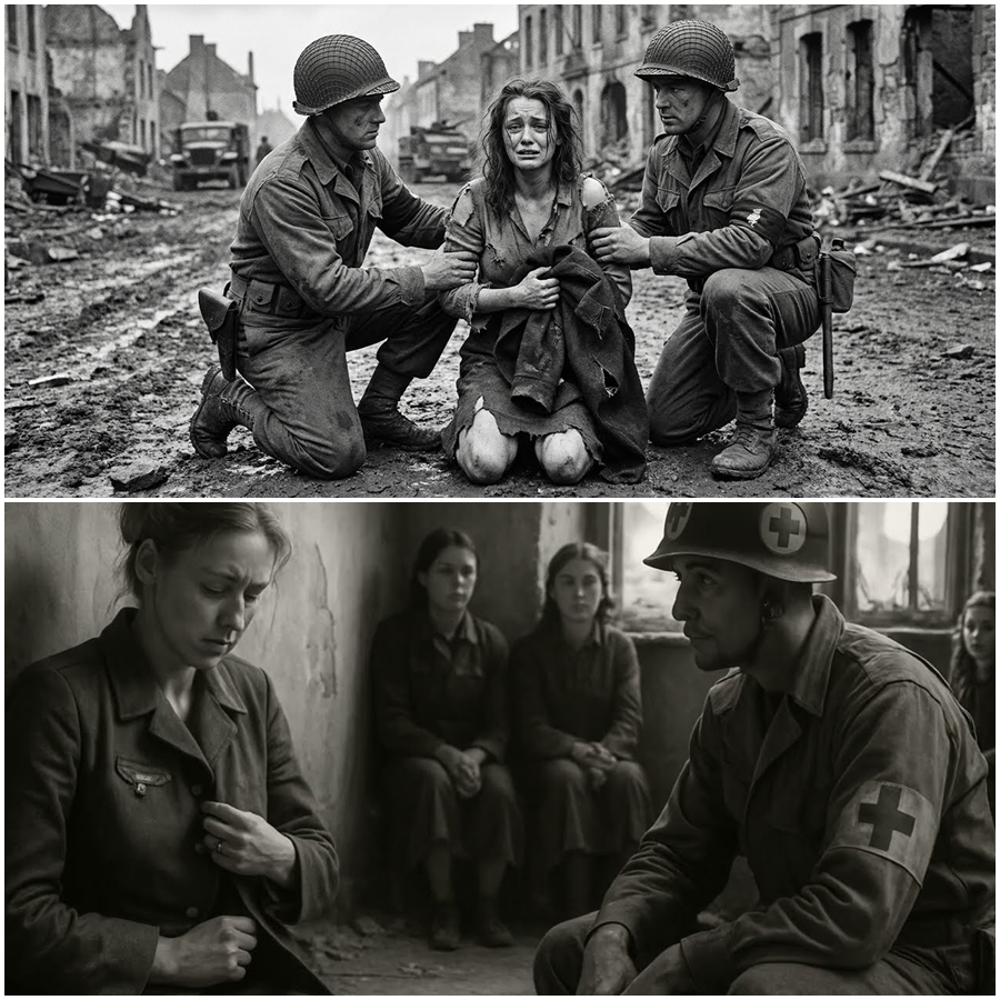 “‘Please Don’t Hurt Me,’ She Whispered as a German Prisoner of War—But What Followed Rewrote Her Worst Fear, Exposed an Unexpected Act of Humanity, and Turned a Moment of Terror Into a Stunning, History-Defying Encounter That No One Present Ever Expected to Witness or Forget as Time Stood Still, Guards Hesitated, Silence Spread, and a Single Choice Changed Lives, Memories, and the Meaning of Mercy Forever That Day”