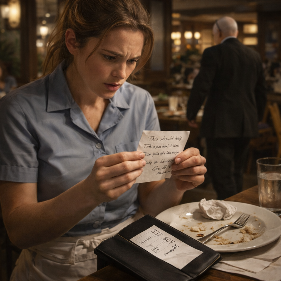 Sarah felt the tears prick her eyes, she desperately needed that money for her son’s heart medication.