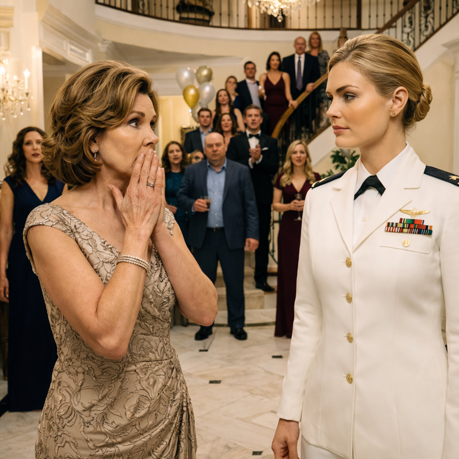 Thrown Out of Her Own Home for Choosing the Navy, She Vanished for Ten Years — When She Finally Returned, No One Was Prepared for the Silent Power, Stunning Transformation, and Unimaginable Truth She Brought Back, Turning Old Judgments Into Shock, Regret, and Awe During a Single Night That Changed Her Family’s Fate Forever and Redefined What Strength, Loyalty, and Success Truly Mean